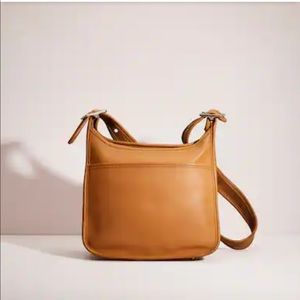 Coach Tan Leather Crossbody Bag